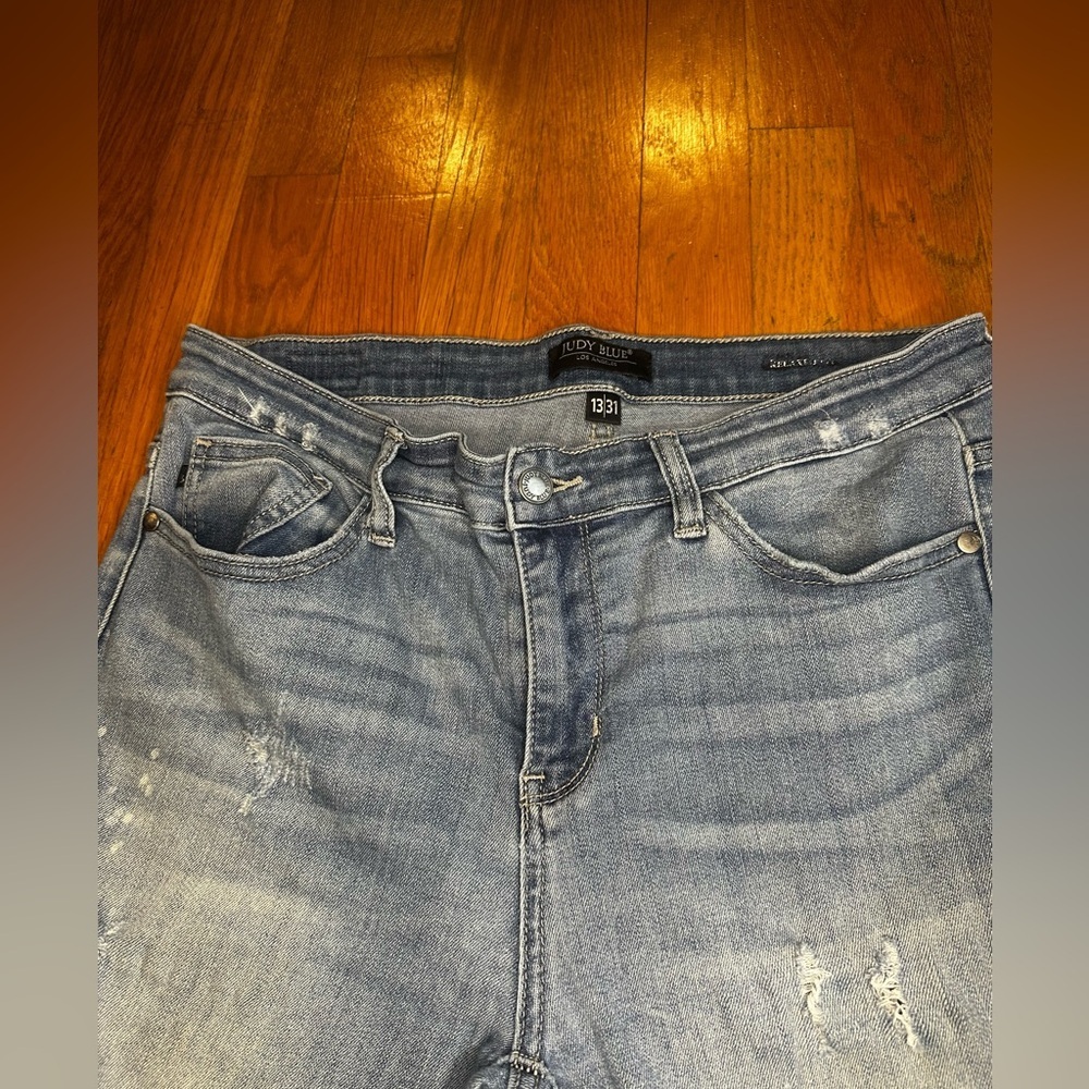 Judy Blue Distressed Jeans (Size 13/31) - Picture 10 of 15